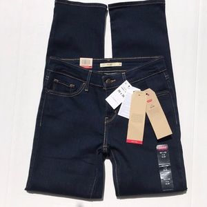 Womens Levi’s 712 Slim Mid Rise Dark Wash 26x30